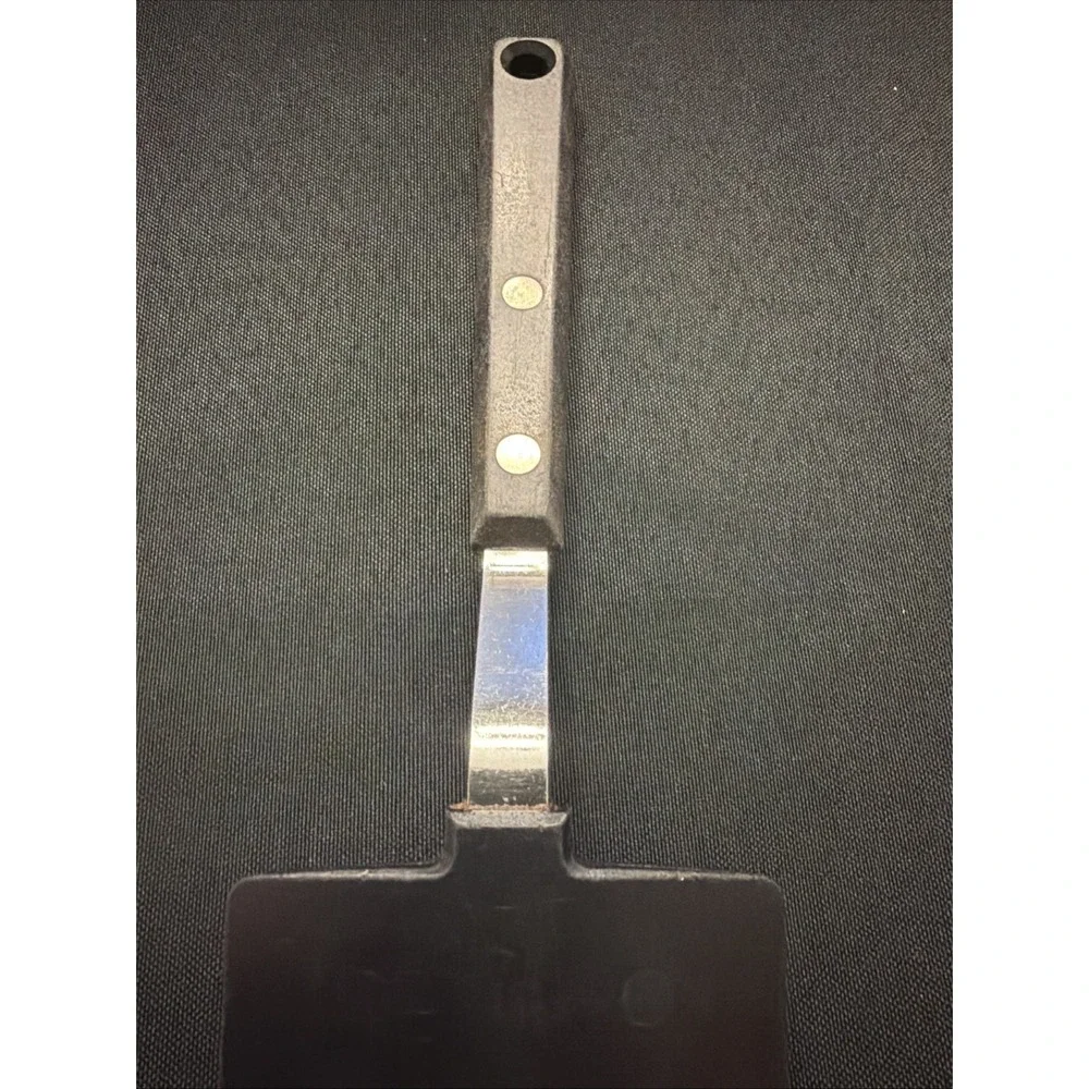 EKCO Short Stainless  Slotted Spatula Nylon Head Bakelite Handle USA